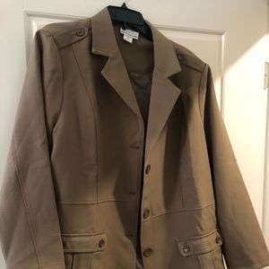 Khaki dress jacket